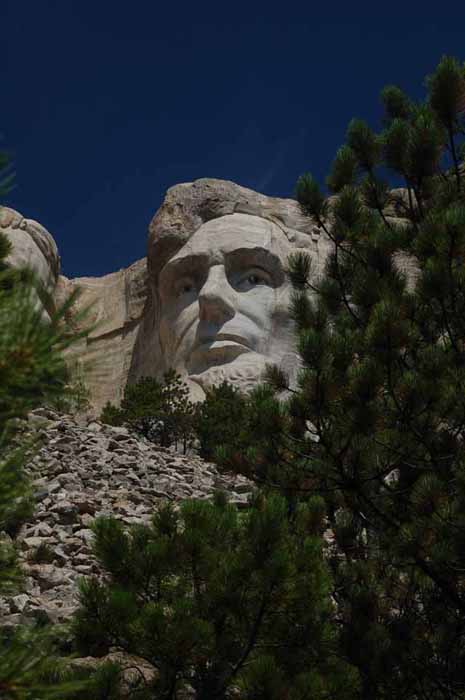 Mt Rushmore's Lincoln